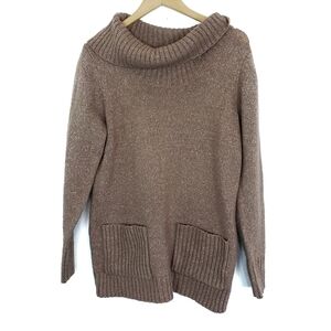 Emily Rose knit cowl neck sweater